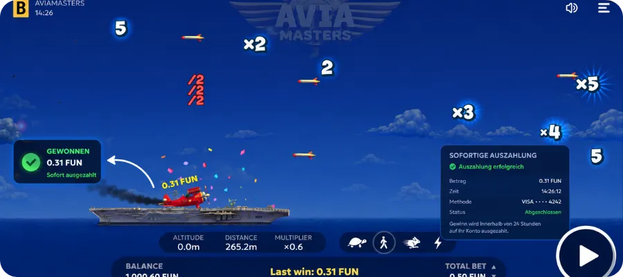 Avia Masters casino spiele